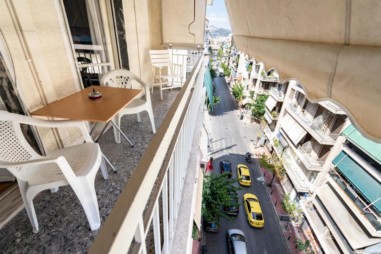 Larissa Station Metro St. 2 Bedrooms 3 Pers. Flat Афины Экстерьер фото